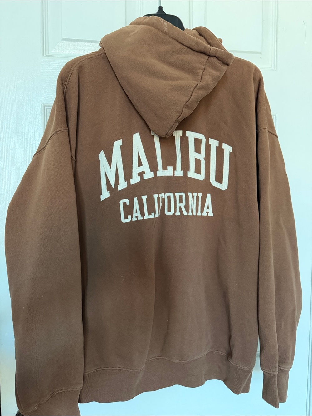 Malibu California Brown Graphic Hoodie